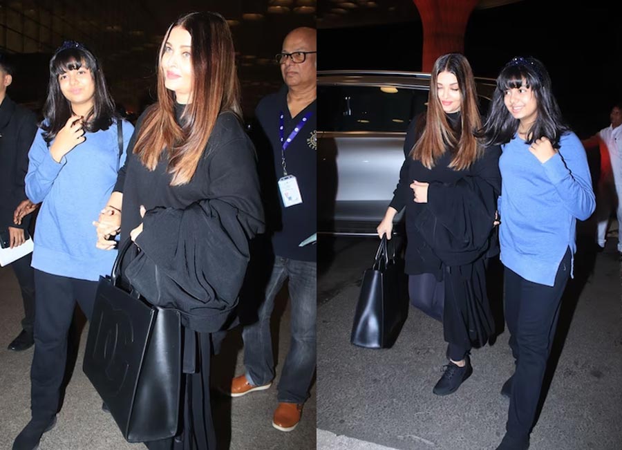 Viral: Aaradhya, At Airport With Mom Aishwarya Rai Bachchan