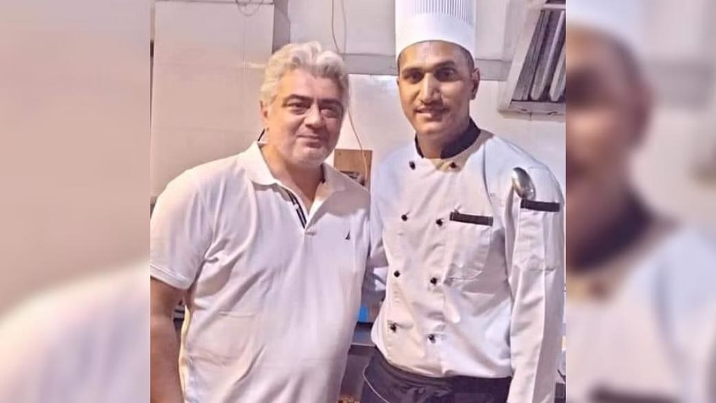 Ajith is busy with the world tour, and turns chef in between