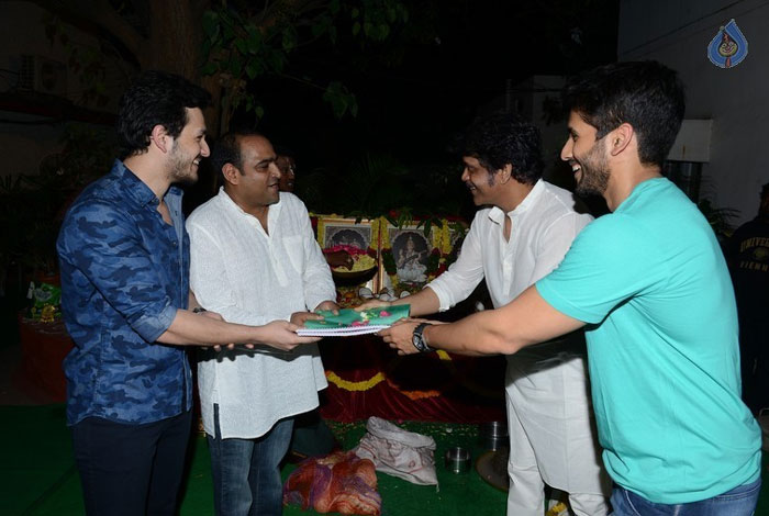 Akhil at New Film Launch