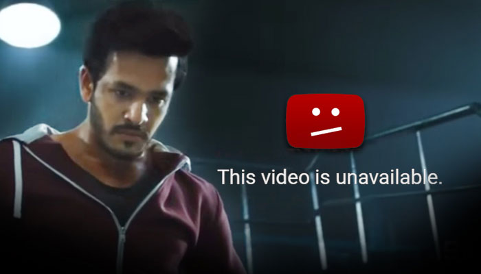 Akhil's Hello Teaser Deleted from Youtube