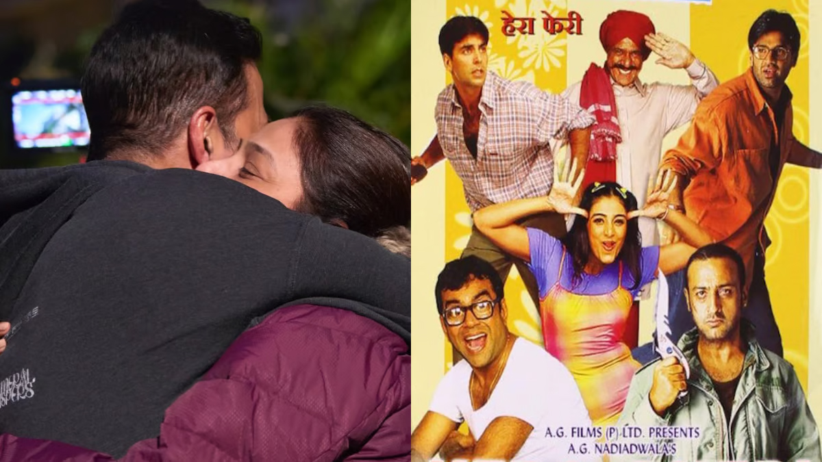 Akshay hugs Tabu in Bhoot Bangla