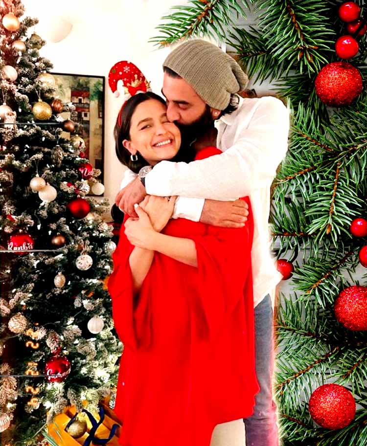 Alia Bhatt and Ranbir Kapoor celebrated X Mas