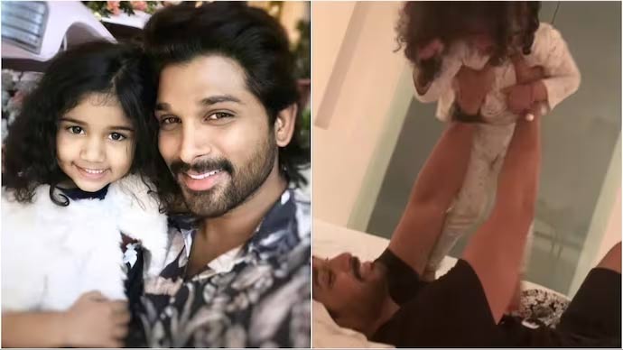 Allu Arjun, Arha cute video goes viral