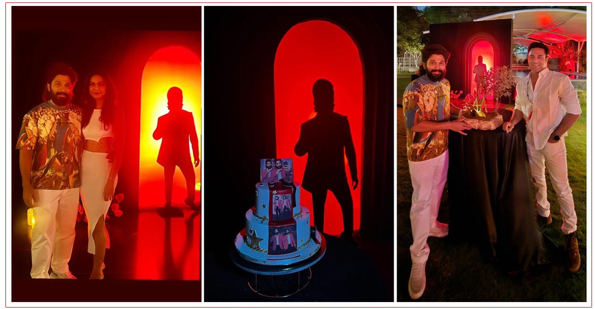 Allu Arjun celebrated his 42nd birthday in style