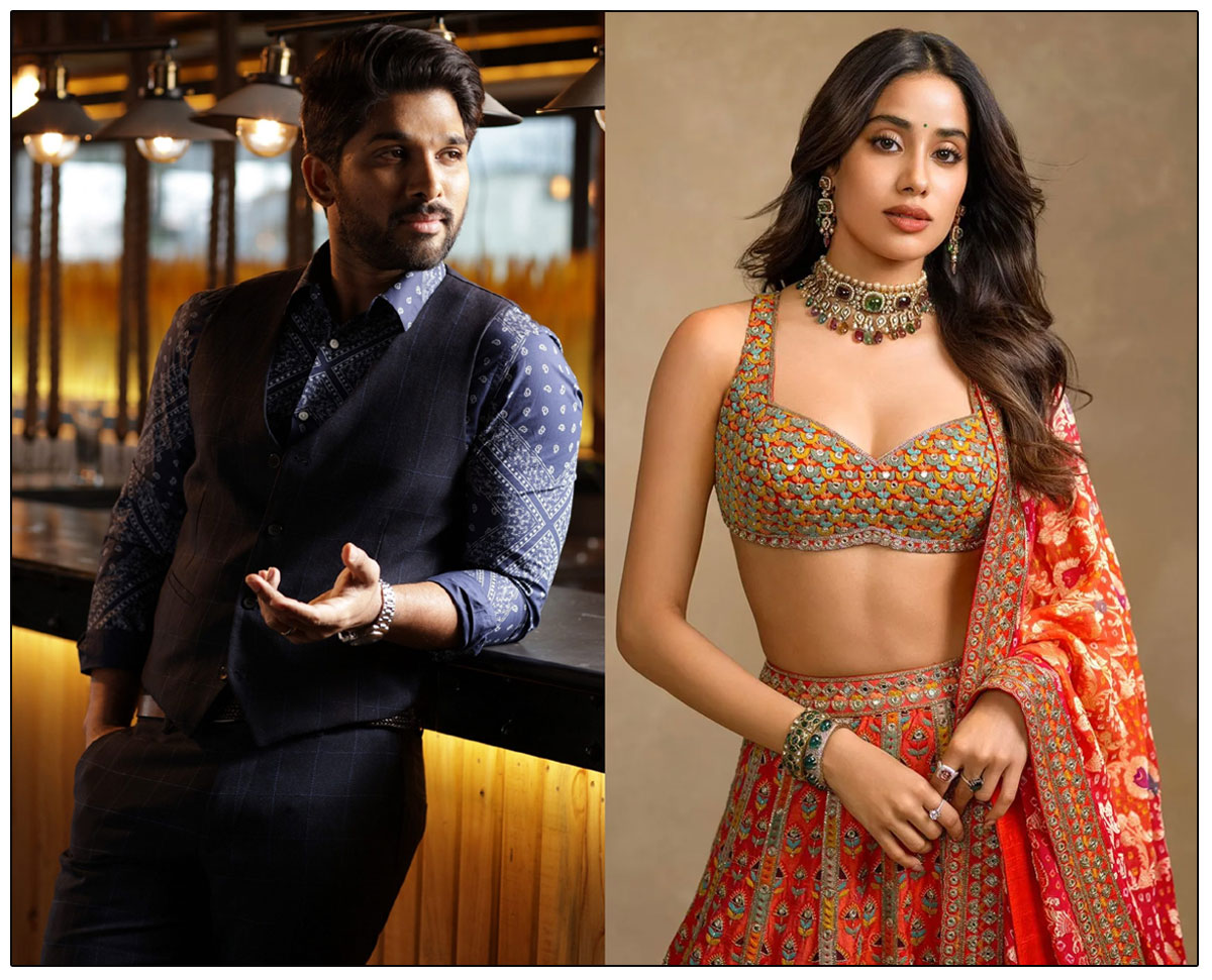 Allu Arjun Gunning For Janhvi Kapoor