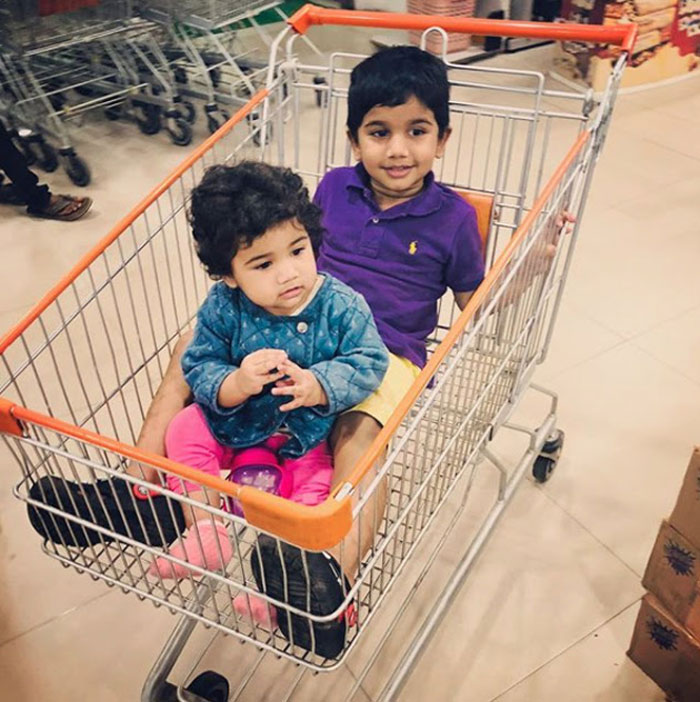 Allu Arjun Kids Shopping