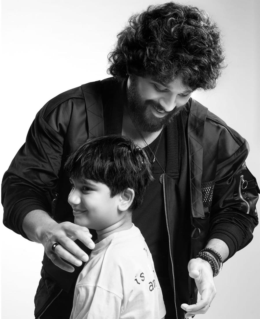 Allu Arjun Wishes Ayaan On His Birthday | Cinejosh.com