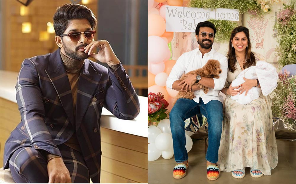 Allu Arjun presented  memorable gift to klin kaara