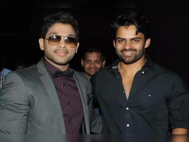 Allu Arjun rushes to meet Sai Dharam Tej