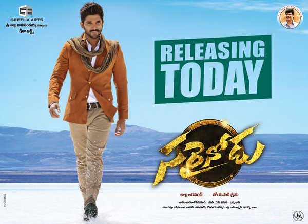 Allu Arjun's Sarrainodu First Day Report