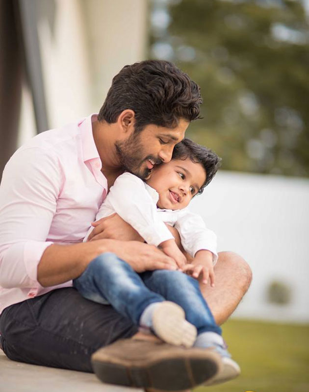 Allu Ayaan Cute Smiles in Latest Pic