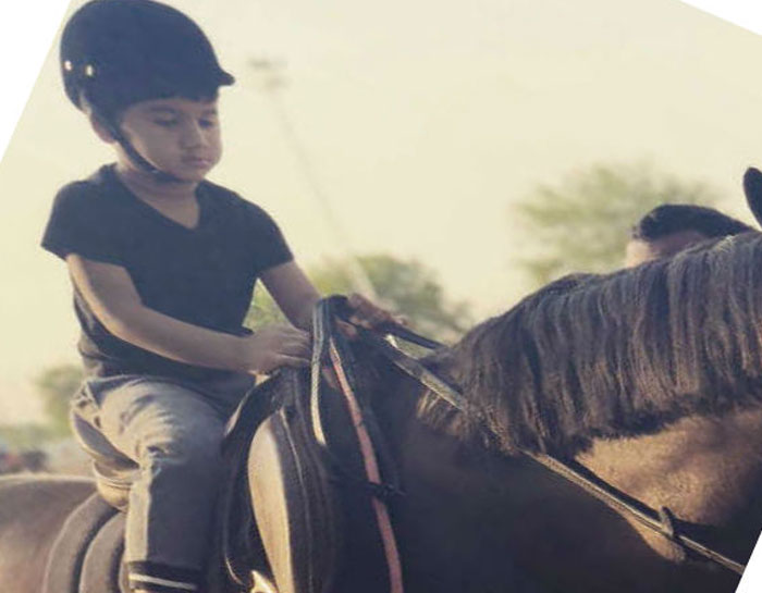 Allu Ayaan's Horse Riding Pic Gone Viral