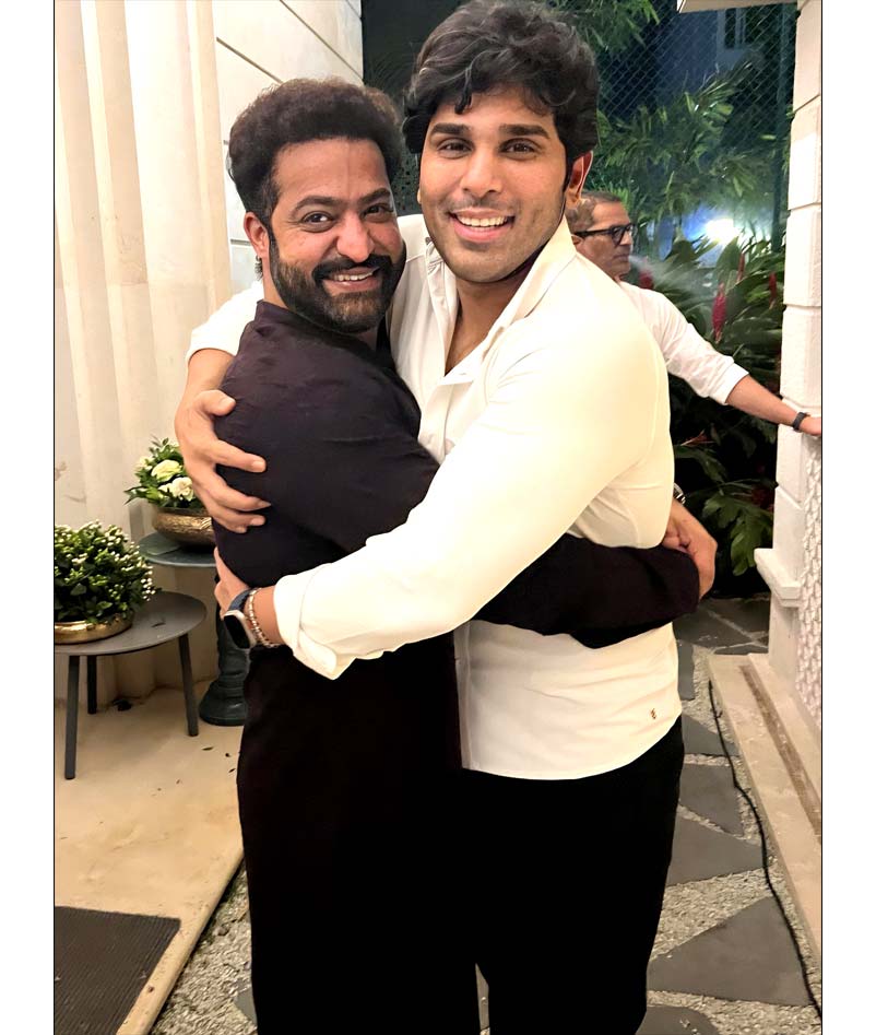 Allu Sirish with Young Tiger NTR