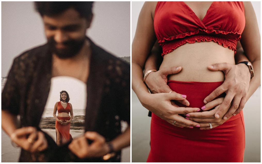 Amala Paul flaunts her baby bump Video goes viral 