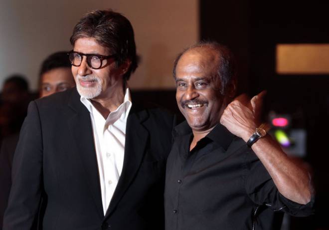 Amitabh and Rajinikanth 