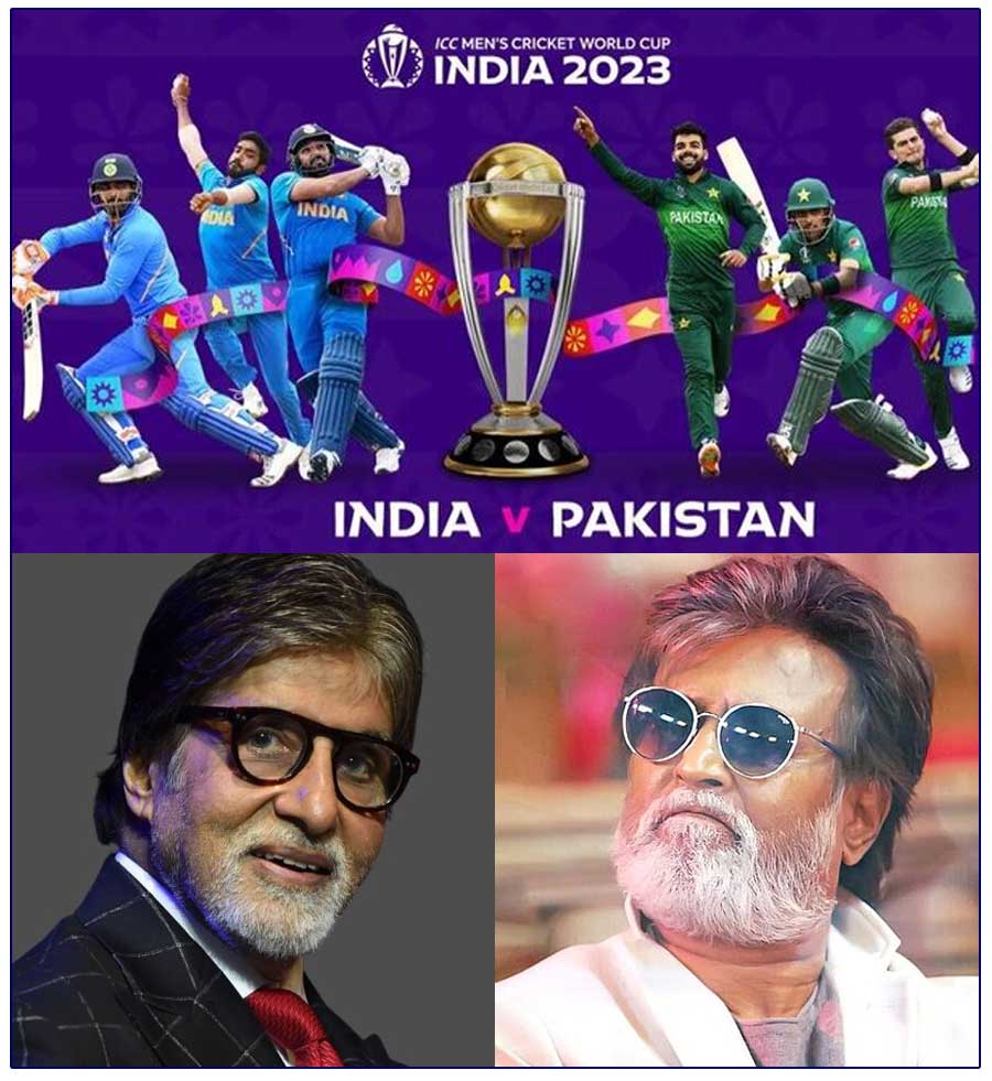 Amitabh Bachchan - Rajinikanth to attend Ind vs Pak match