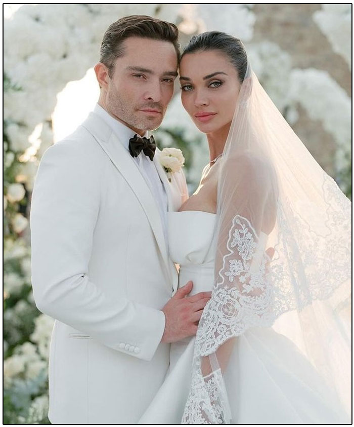 Amy Jackson and Ed Westwick Tie the Knot in a Dreamy Italian Castle