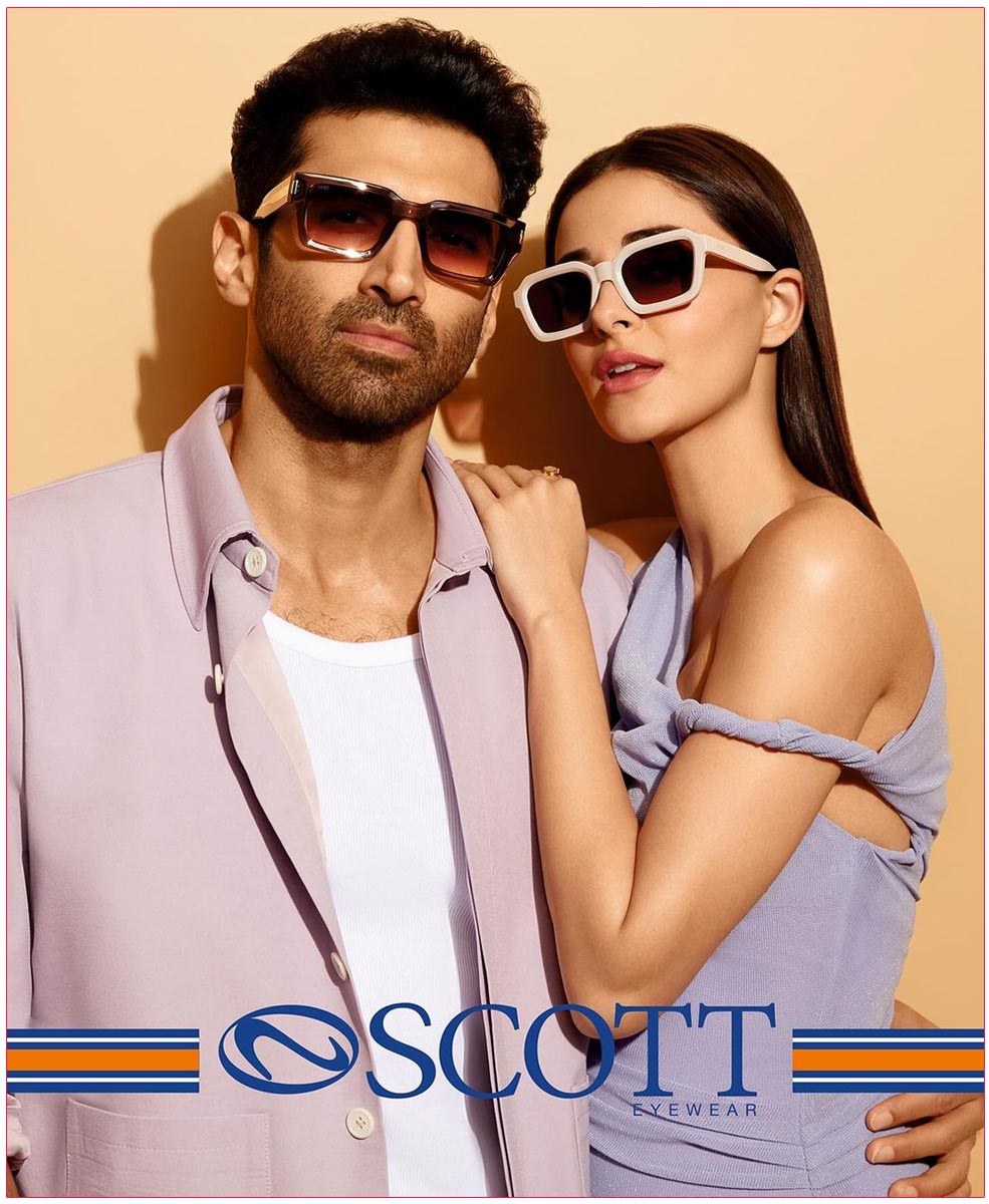 Ananya Panday - Aditya Roy Kapur come together for an eyewear brand