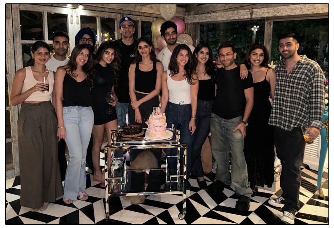 Ananya Panday Celebrates 26th Birthday with Intimate Gathering of Loved Ones