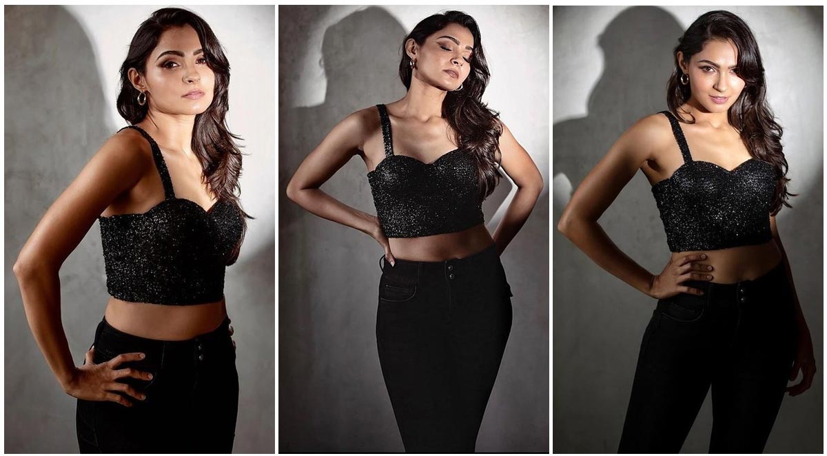 Andrea Jeremiah Goes For A Kill In Black