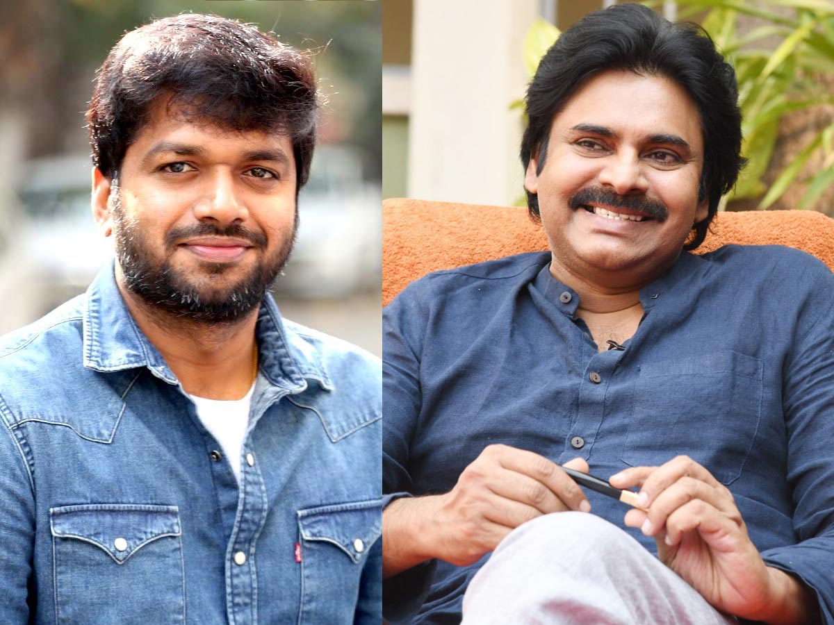 Anil Ravipudi narrates a line to Pawan Kalyan