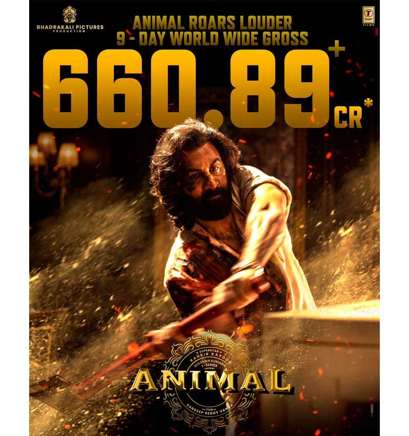 Animal collected Rs 660 Cr in Just 9 Days