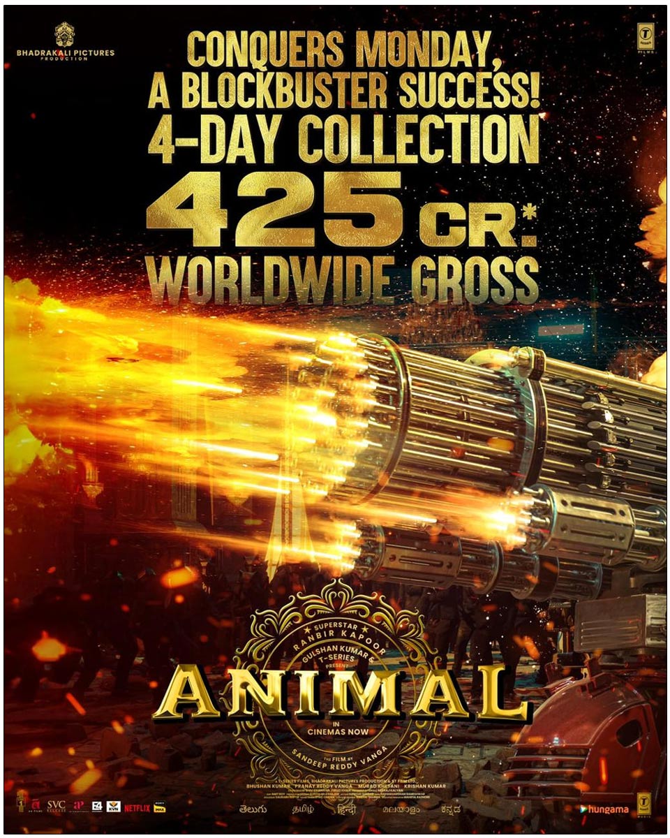 Animal is unstoppable at the boxoffice