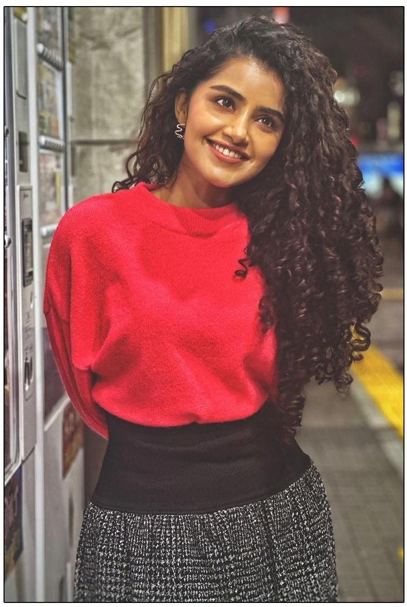 Anupama Parameswaran Radiates In Red