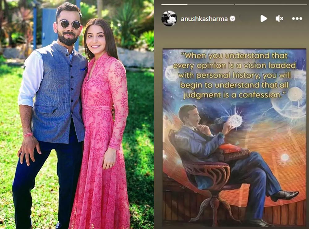 Anushka crypic post on Pregnancy