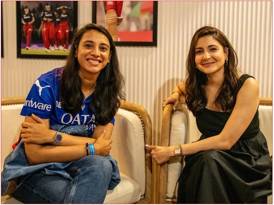 Anushka Sharma meets Smriti Mandhana