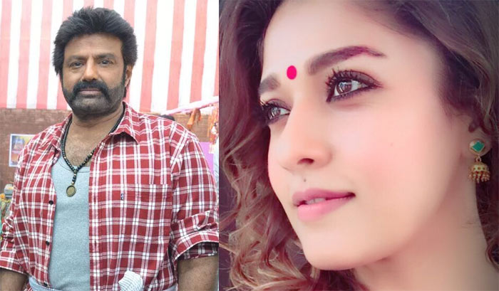 Balakrishna and Nayanthara