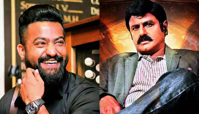 Balakrishna and NTR on Same Dais