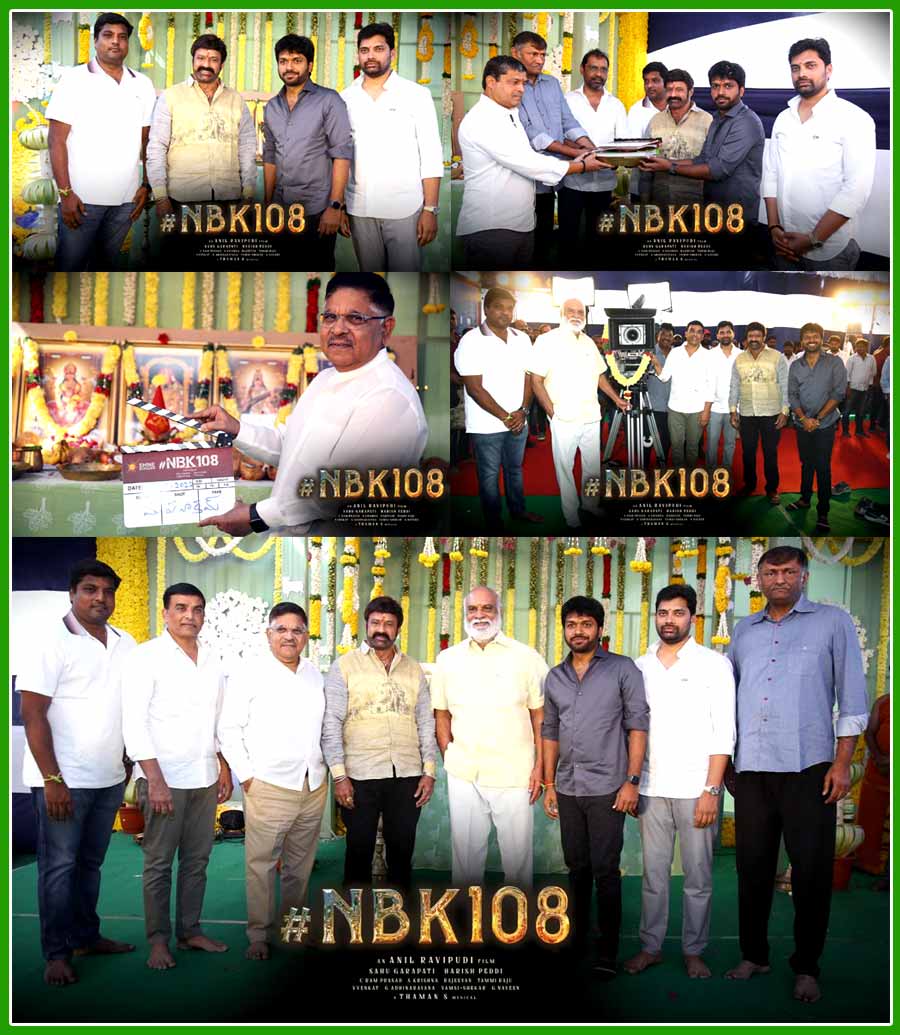 Balakrishna, Anil Ravipudi's NBK108 Launched On A Grand Note