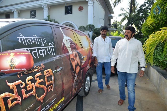 Balakrishna Fans on 100 Temples Tour