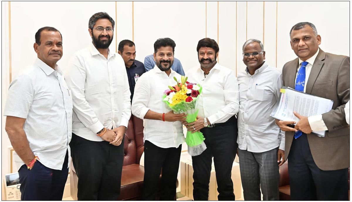  Balakrishna Meets CM Revanth Reddy