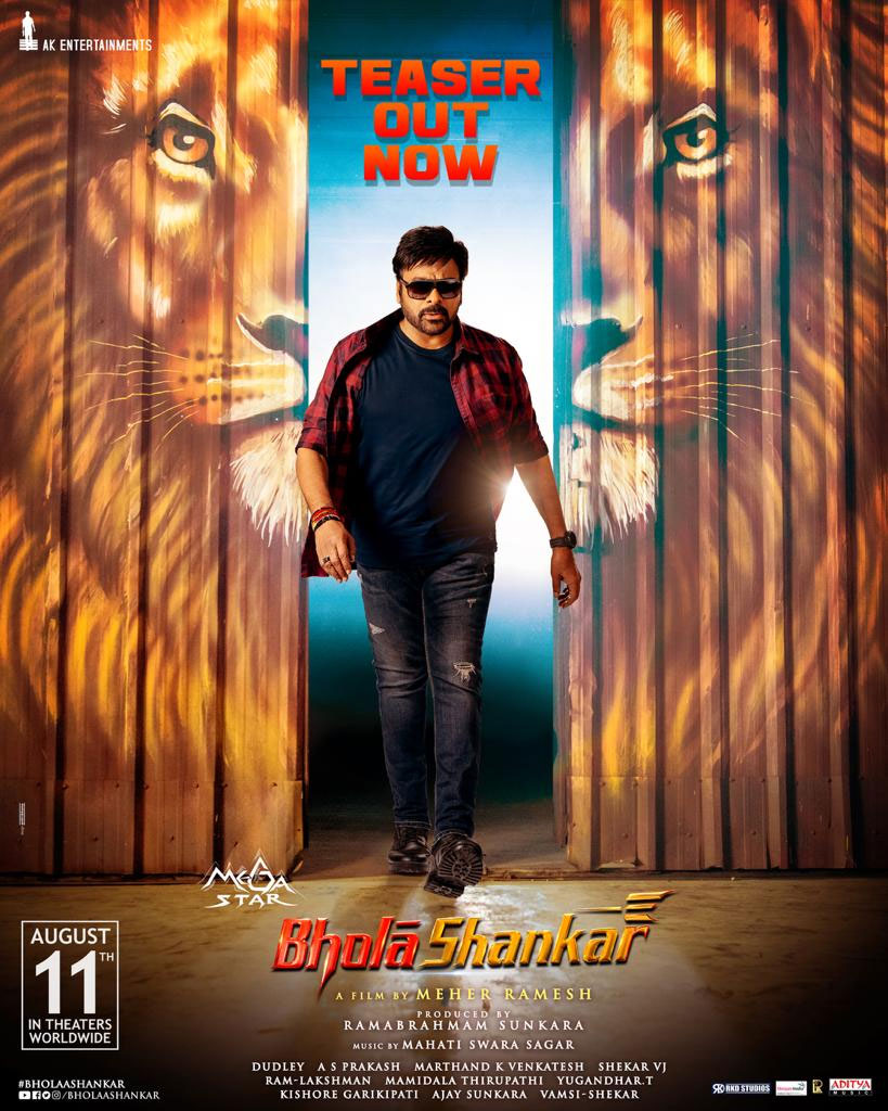 Bhola Shankar teaser out