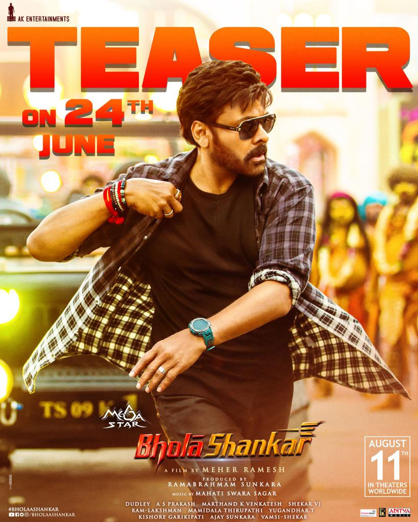 Bholaa Shankar Teaser Will Be Out On June 24