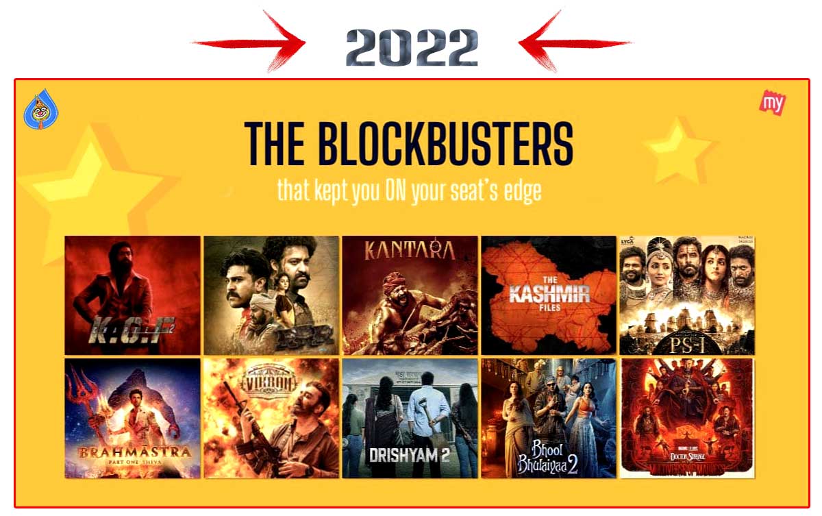 Book My Show top ten blockbusters of 2022