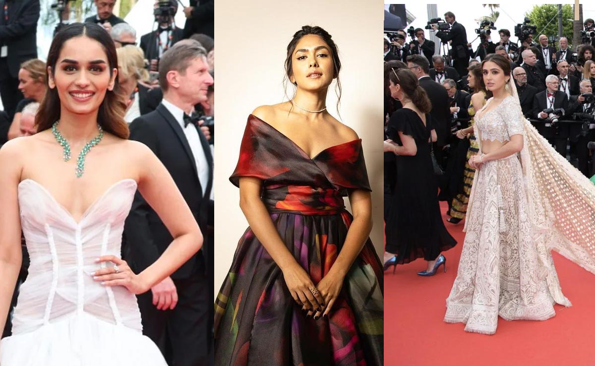 Cannes 2023: Sara, Esha, Manushi and Mrunal sparkle