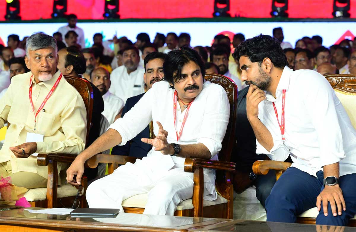 CBN, Lokesh comments on Pawan developing cracks