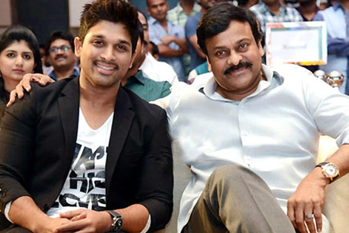 Chiranjeevi And Allu Arjun