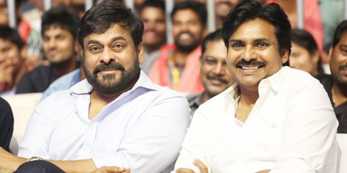 Chiranjeevi and Pawan Kalyan