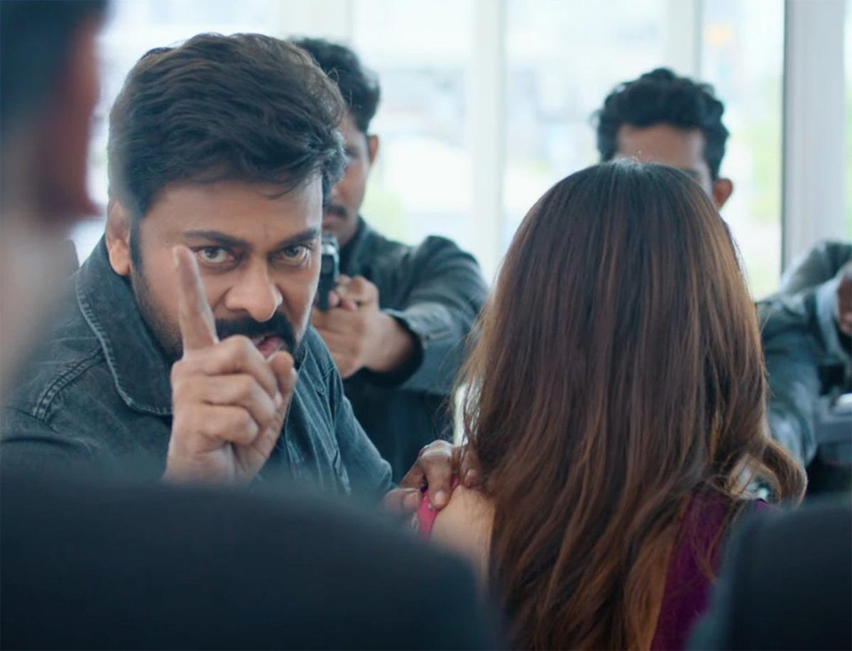 Chiranjeevi challenges young stars as a ruthless thug