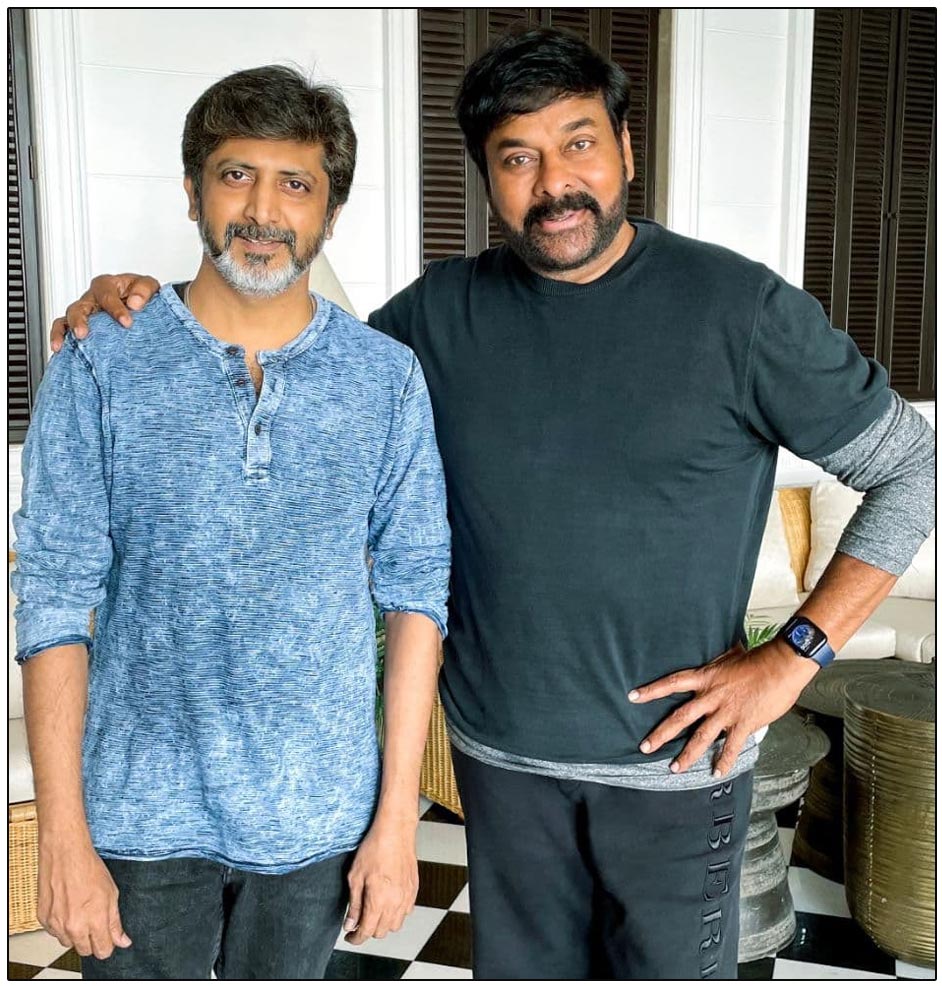 Chiranjeevi collaborating with Mohan Raja