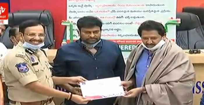 Chiranjeevi Felicitates 150 Plasma Donors