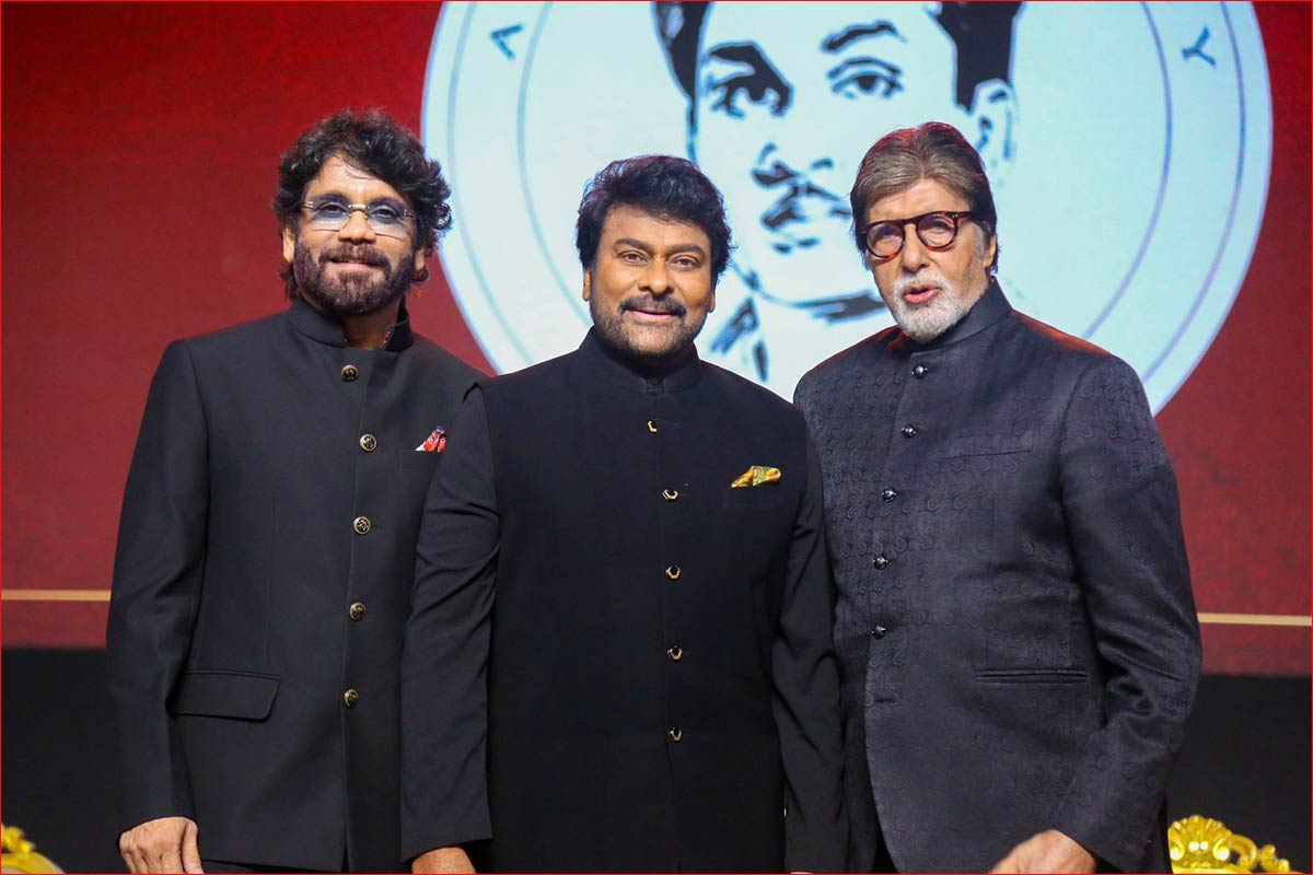 Chiranjeevi honored with ANR award