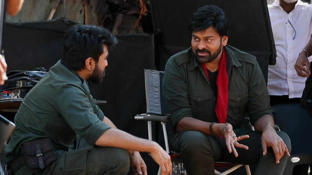 Chiranjeevi, Ram Charan busy with Acharya songs