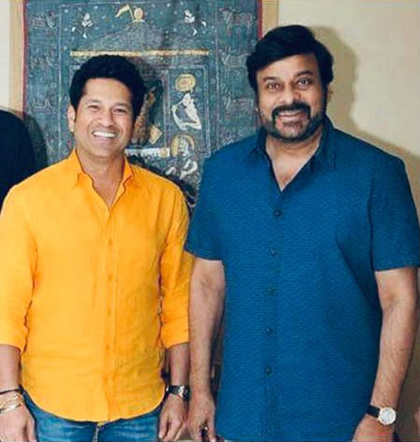 Chiranjeevi-Sachin Tendulkar