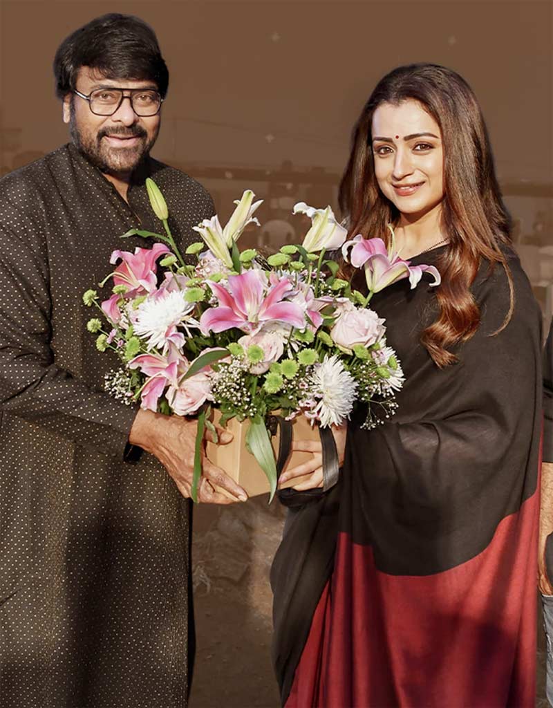 Chiranjeevi surprise gift to Trisha