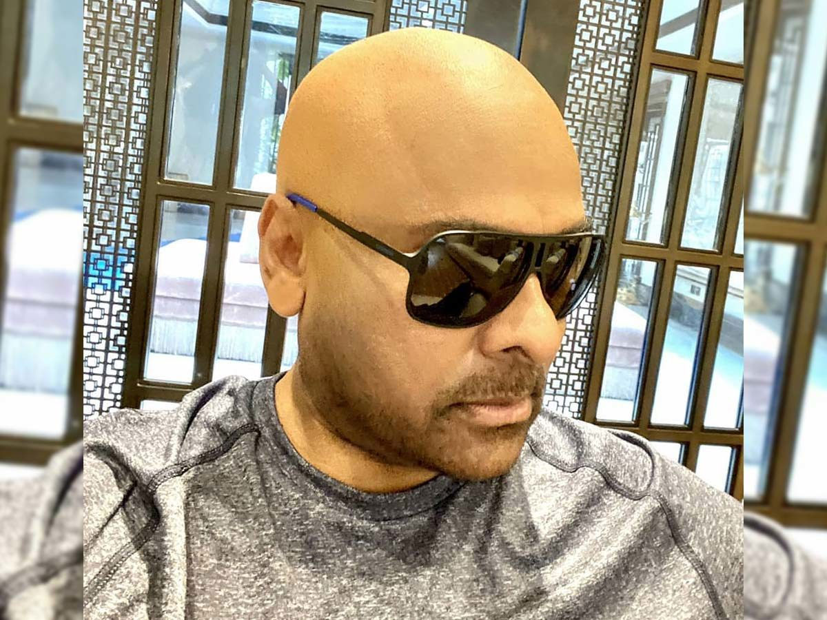 Chiranjeevi's Tonsured Look for That Project? It's Fake